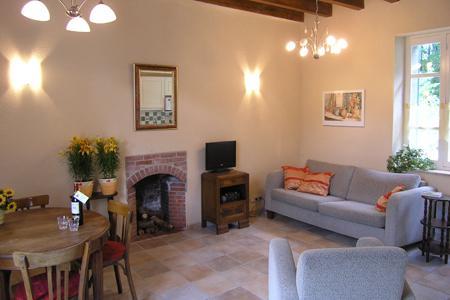 gite Le Bubo woonkamer