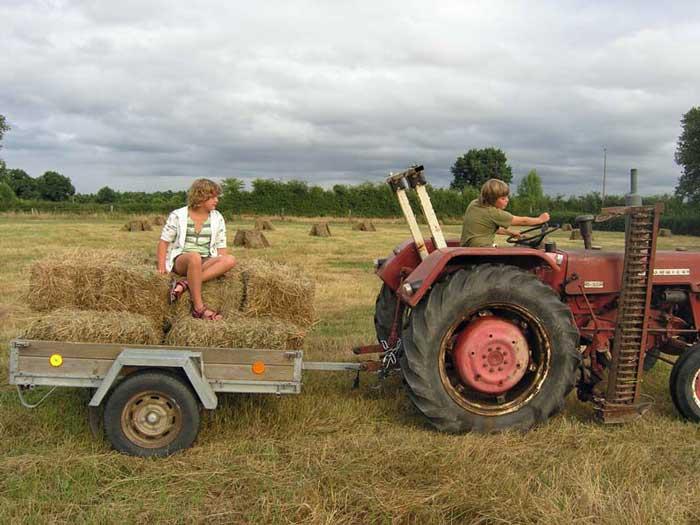 Zelf (zachtjes) tractorrijden